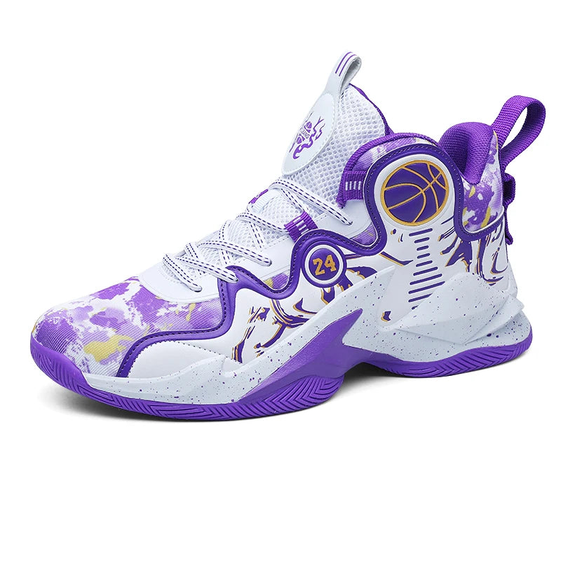 Men's No-Slip Breathable Basketball Shoes