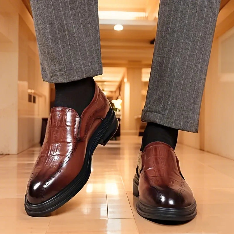 Men's Formal Leather Oxford Dress Shoes
