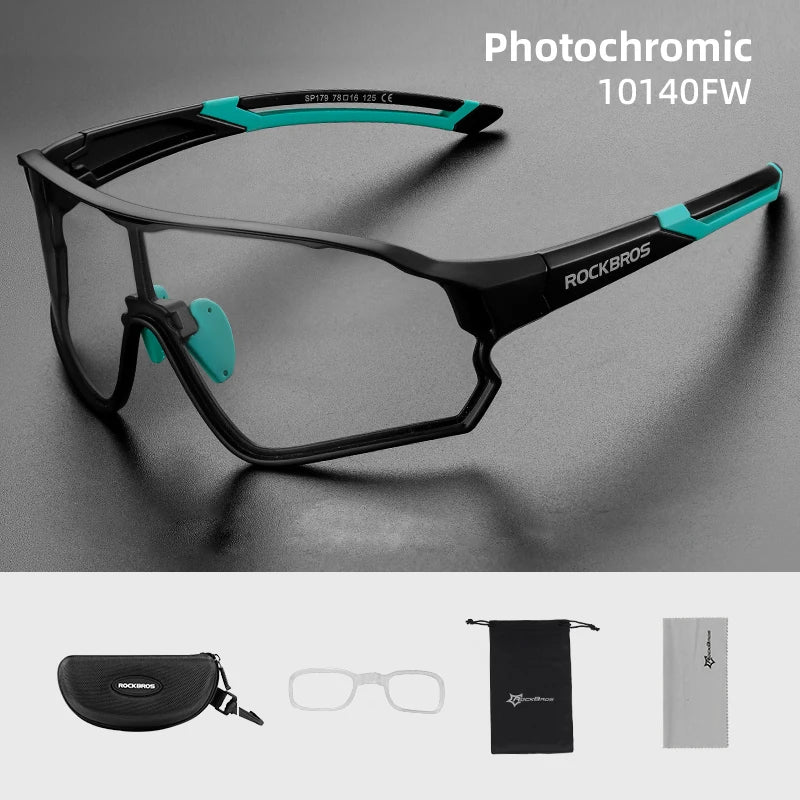 ROCKBROS Photochrome Fahrradbrille UV400