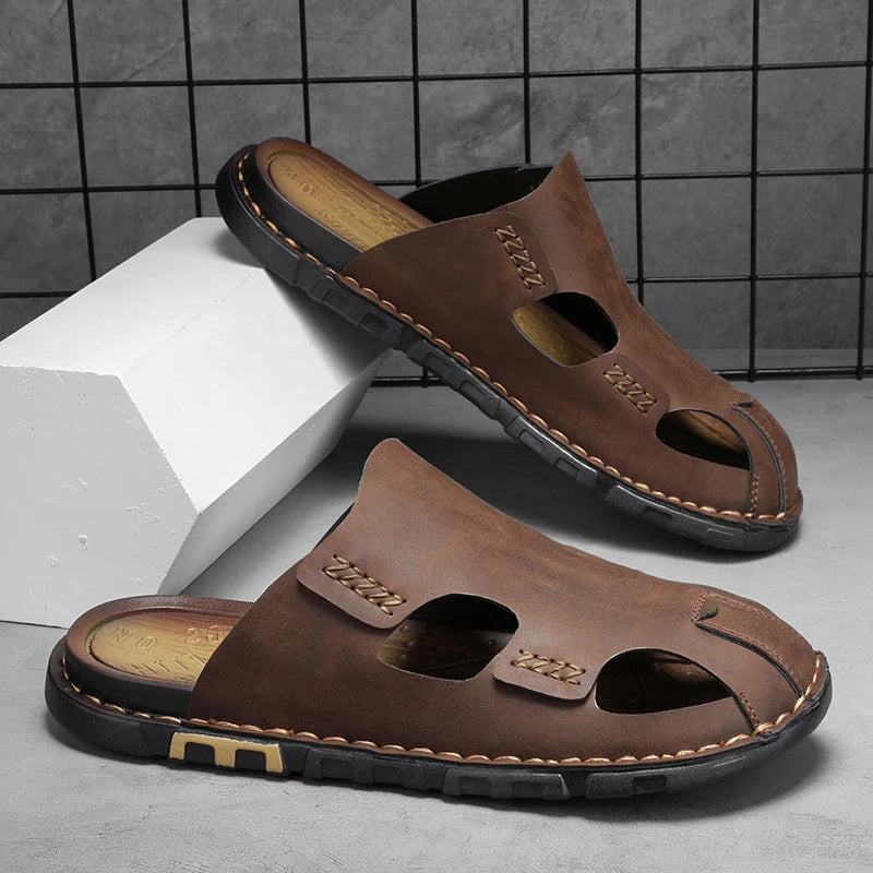 Luxus Leder Flip Flops Herren 2024