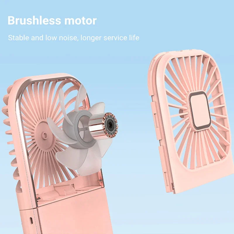 Mini Portable USB Neck & Hand Fan 3000mAh