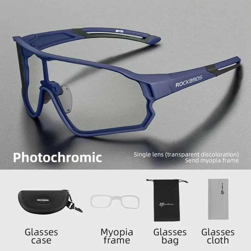 ROCKBROS Photochrome Fahrradbrille UV400