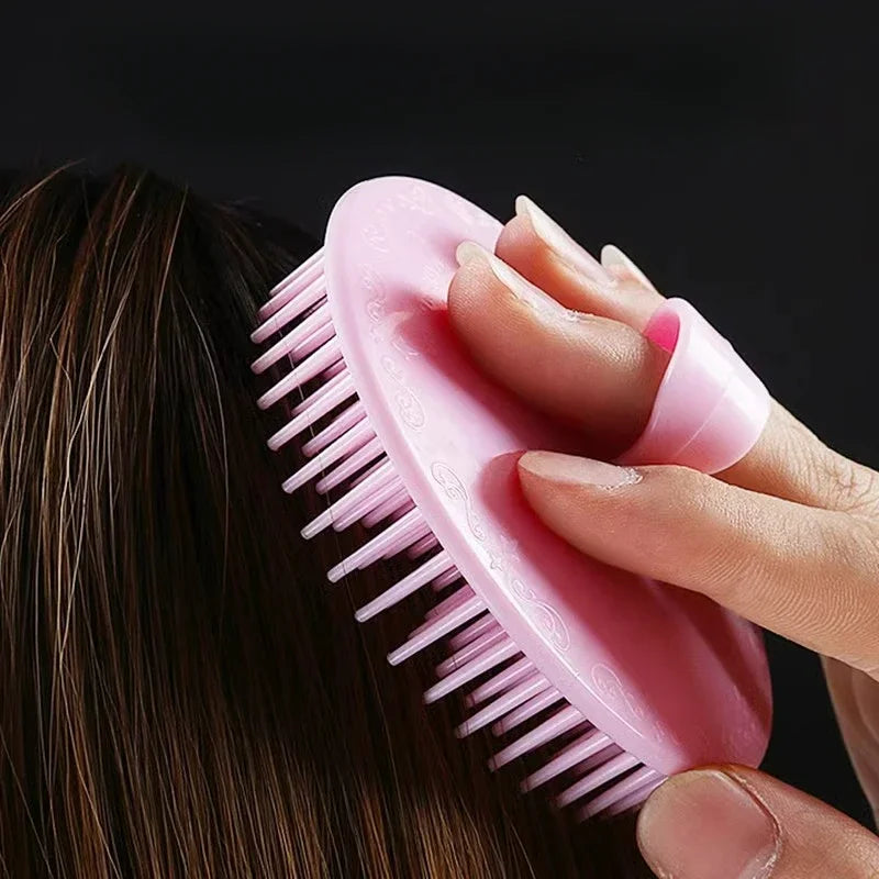 Duschkamm für die Kopfhautmassage aus Silikon