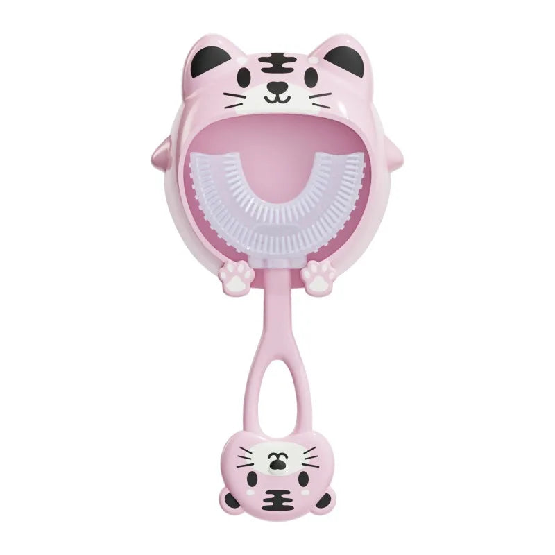 Cartoon Frog U-Shape Kids Toothbrush