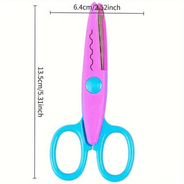 6 Pattern Craft Scissors Set – 5 Inch
