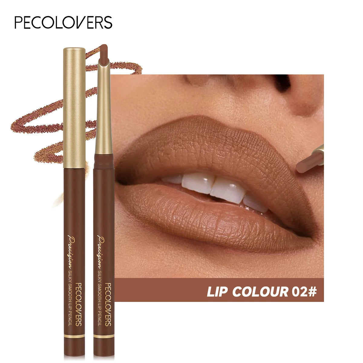 Matte 6-Color Lip Liner Pencil Set