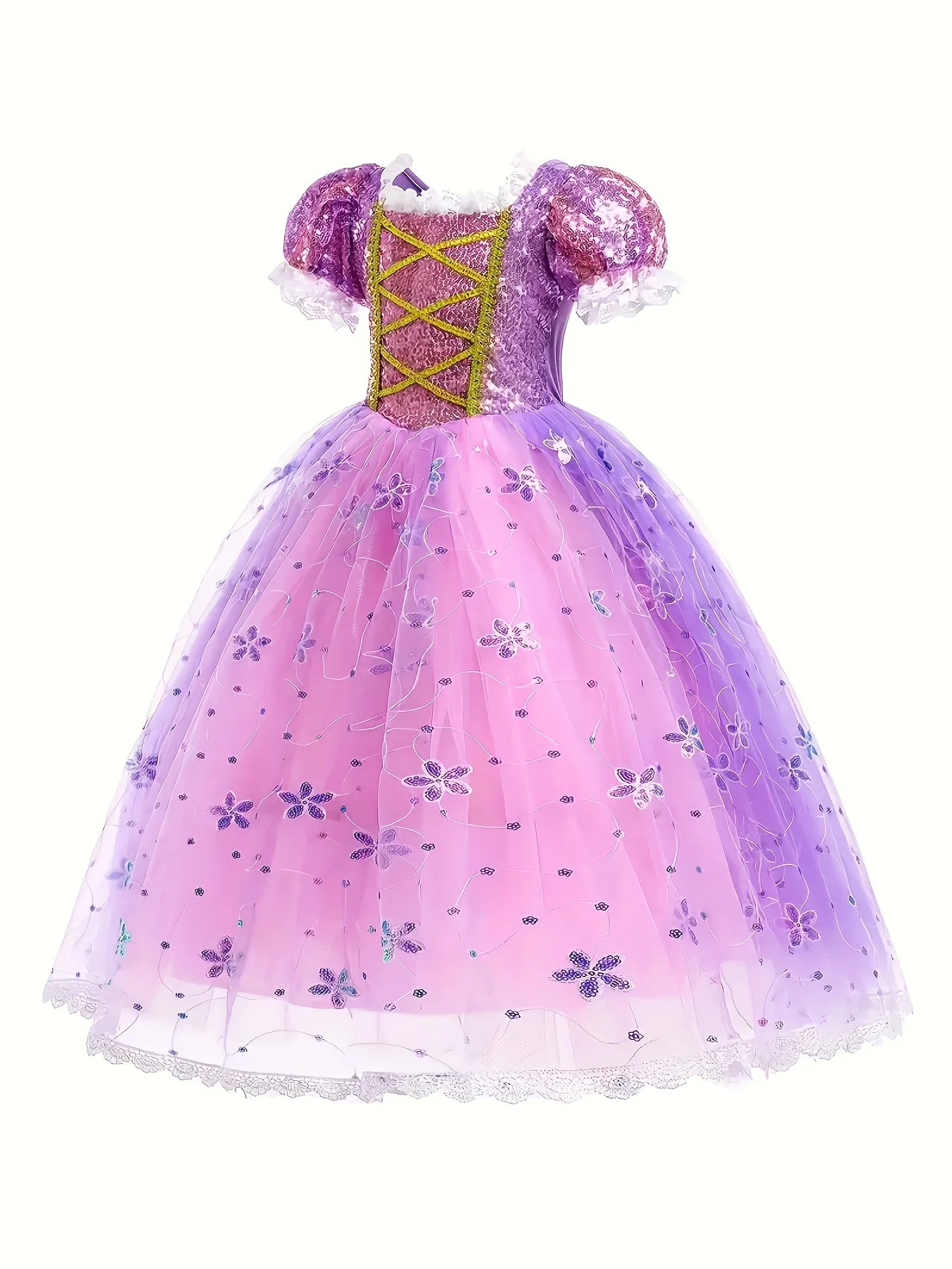 Mädchen LED Prinzessin Partykleid Geschenk