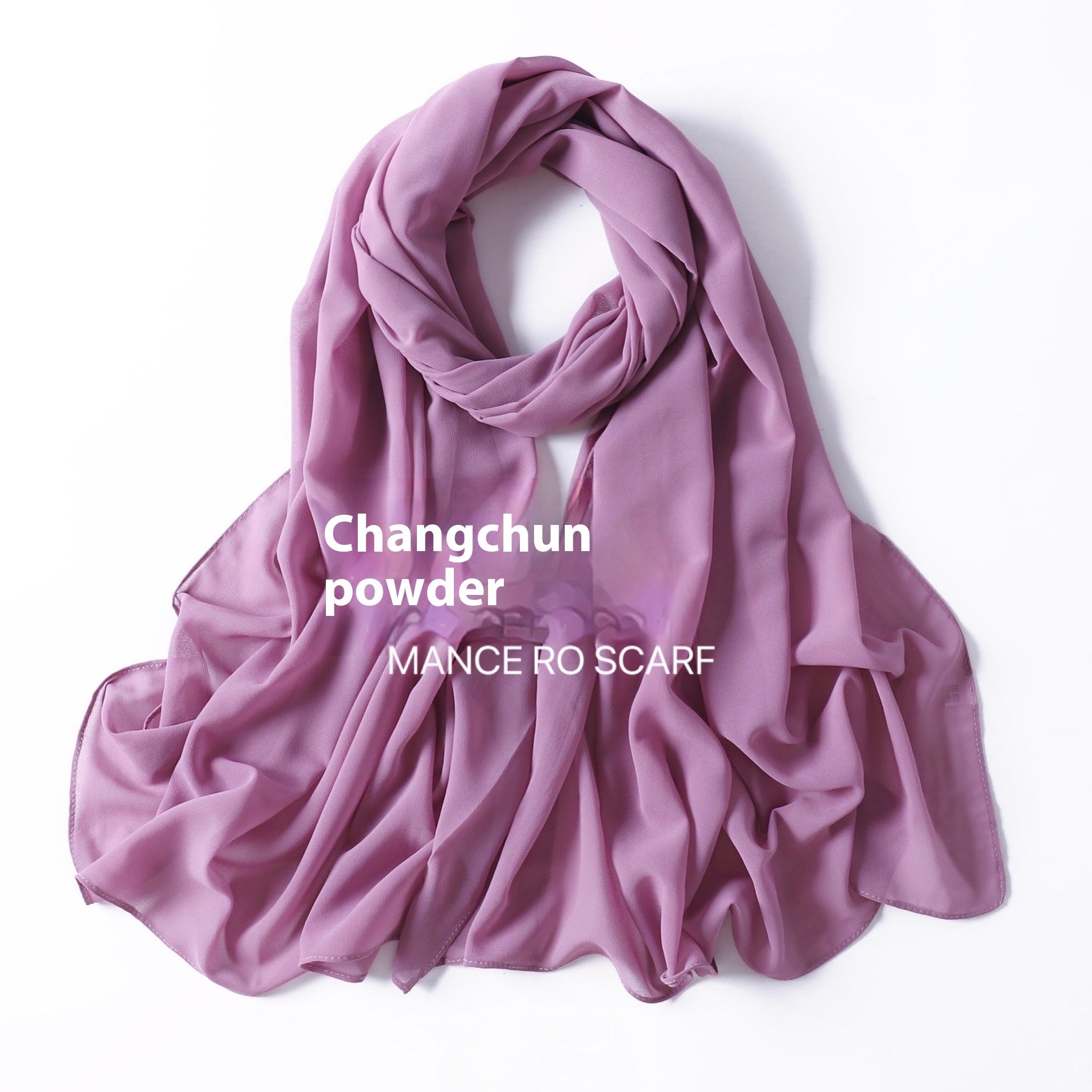 Perlen Chiffon Kopftuch Schleier Wickeltuch