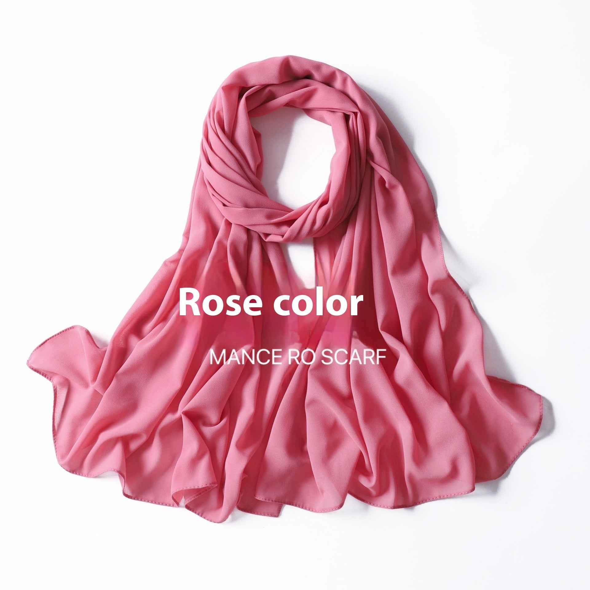 Perlen Chiffon Kopftuch Schleier Wickeltuch
