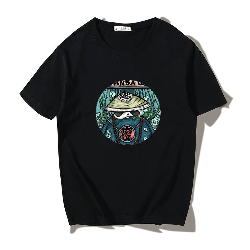 Lockeres Sommer-T-Shirt aus Baumwolle für Herren