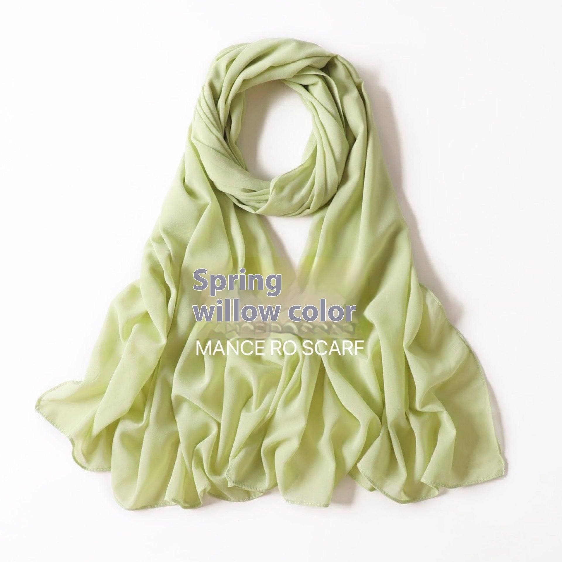 Perlen Chiffon Kopftuch Schleier Wickeltuch