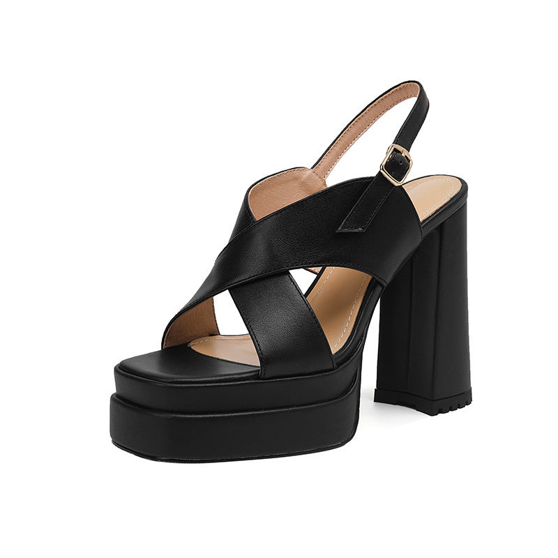 Personalized Peep Toe Sandals Women
