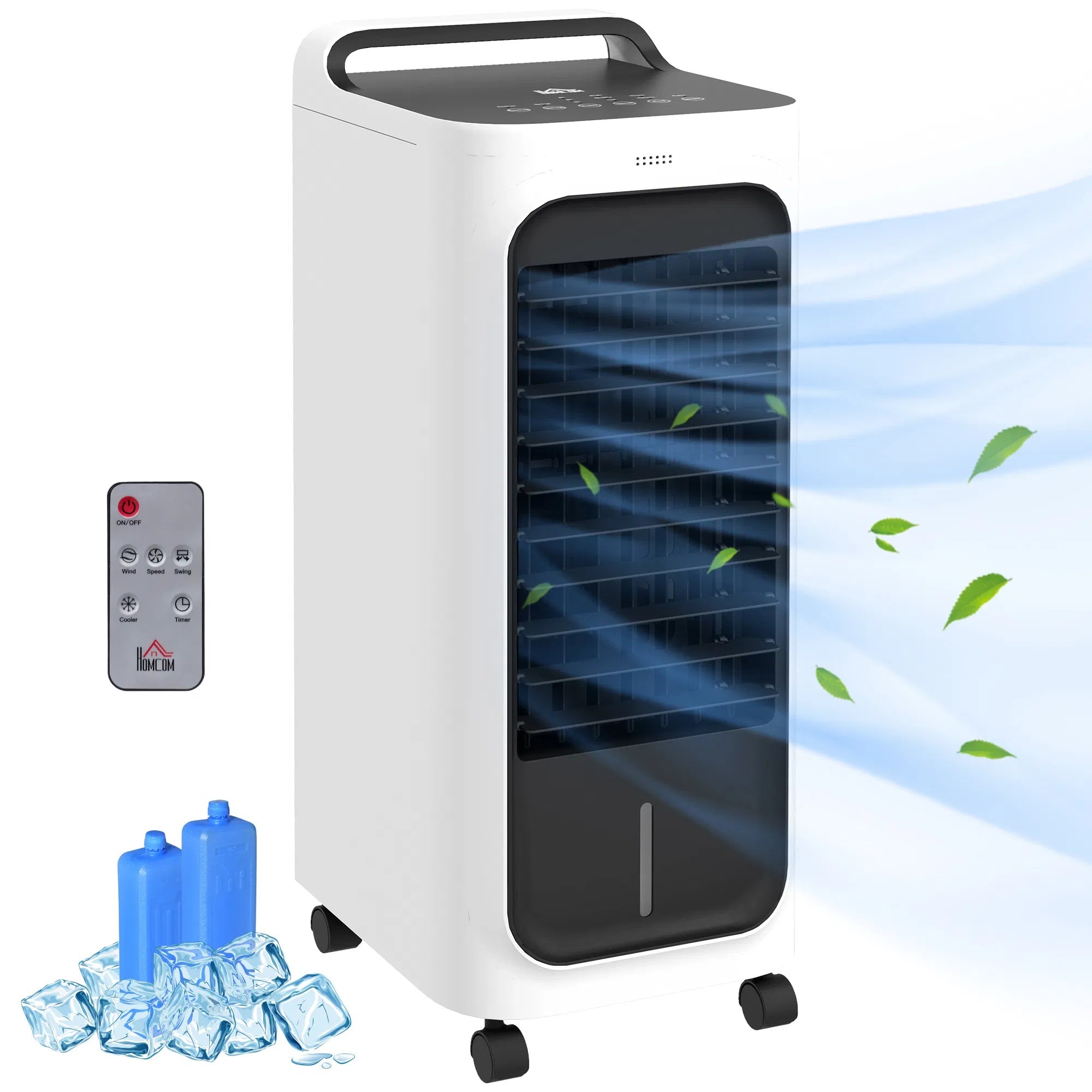 HOMCOM 3-in-1 Evaporative Ice Cooler