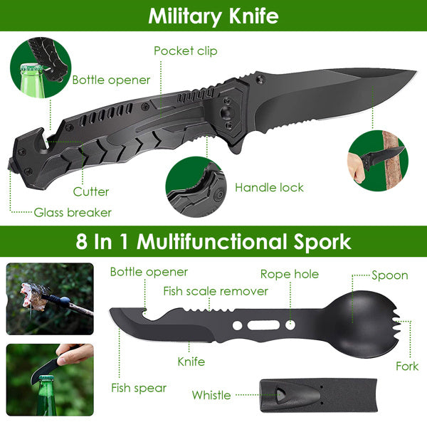 47-in-1 Survival Kit Notfalltasche