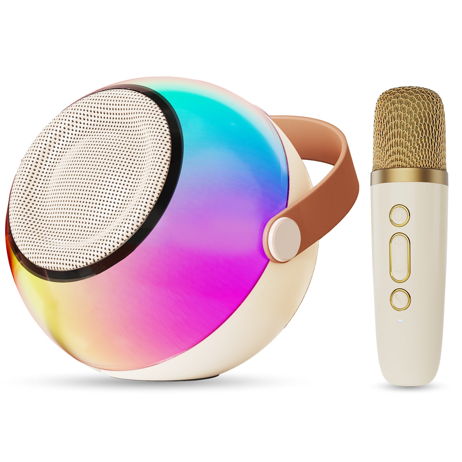 D25 Mini Karaoke Machine with Wireless Mics