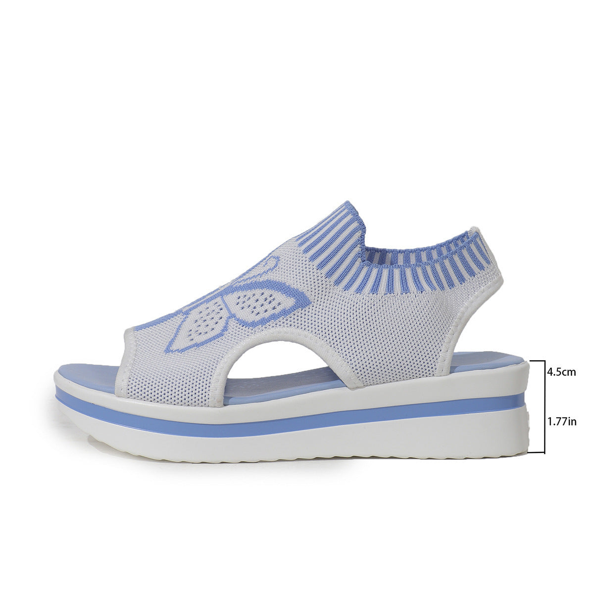 Butterfly Print Sports Sandals Women