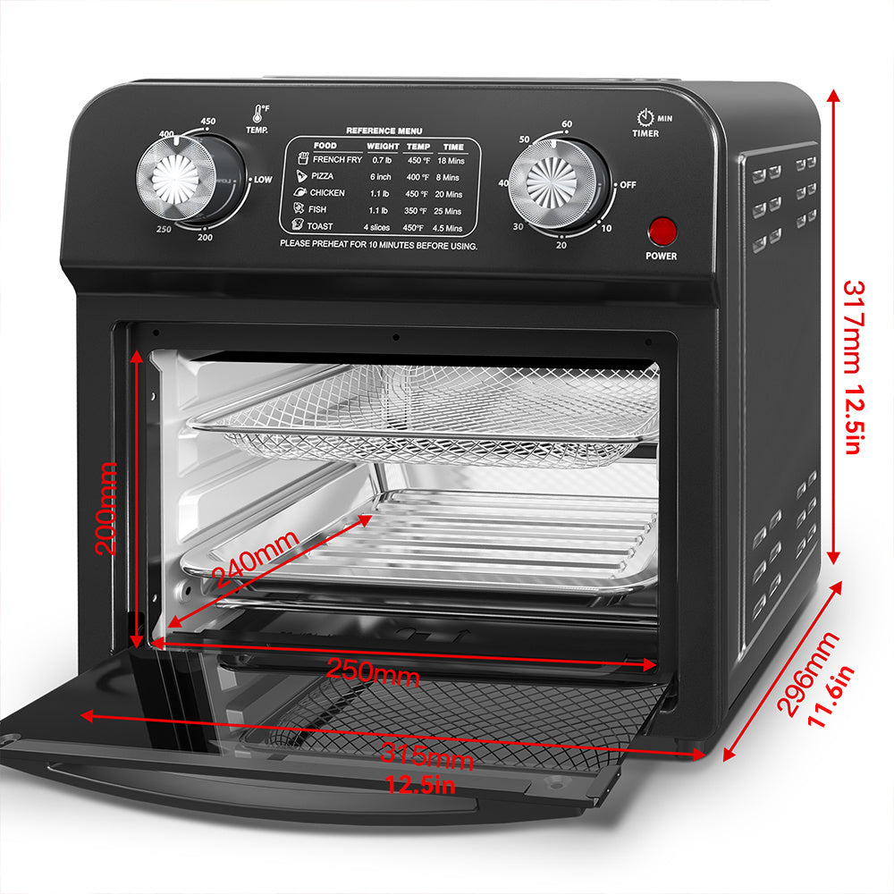 12.5 Qt Air Fryer with Dual Knob Controls