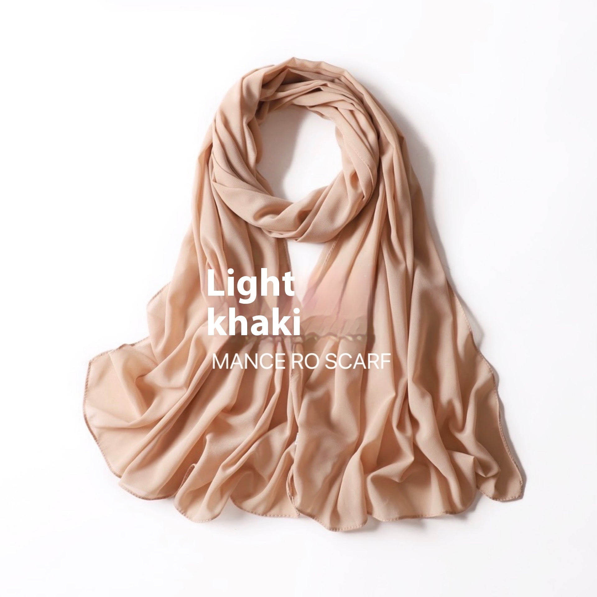 Perlen Chiffon Kopftuch Schleier Wickeltuch