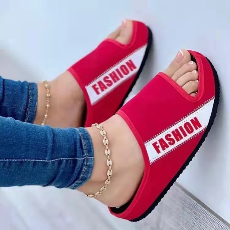 Flache Stoffsandalen für Damen in den USA und Europa
