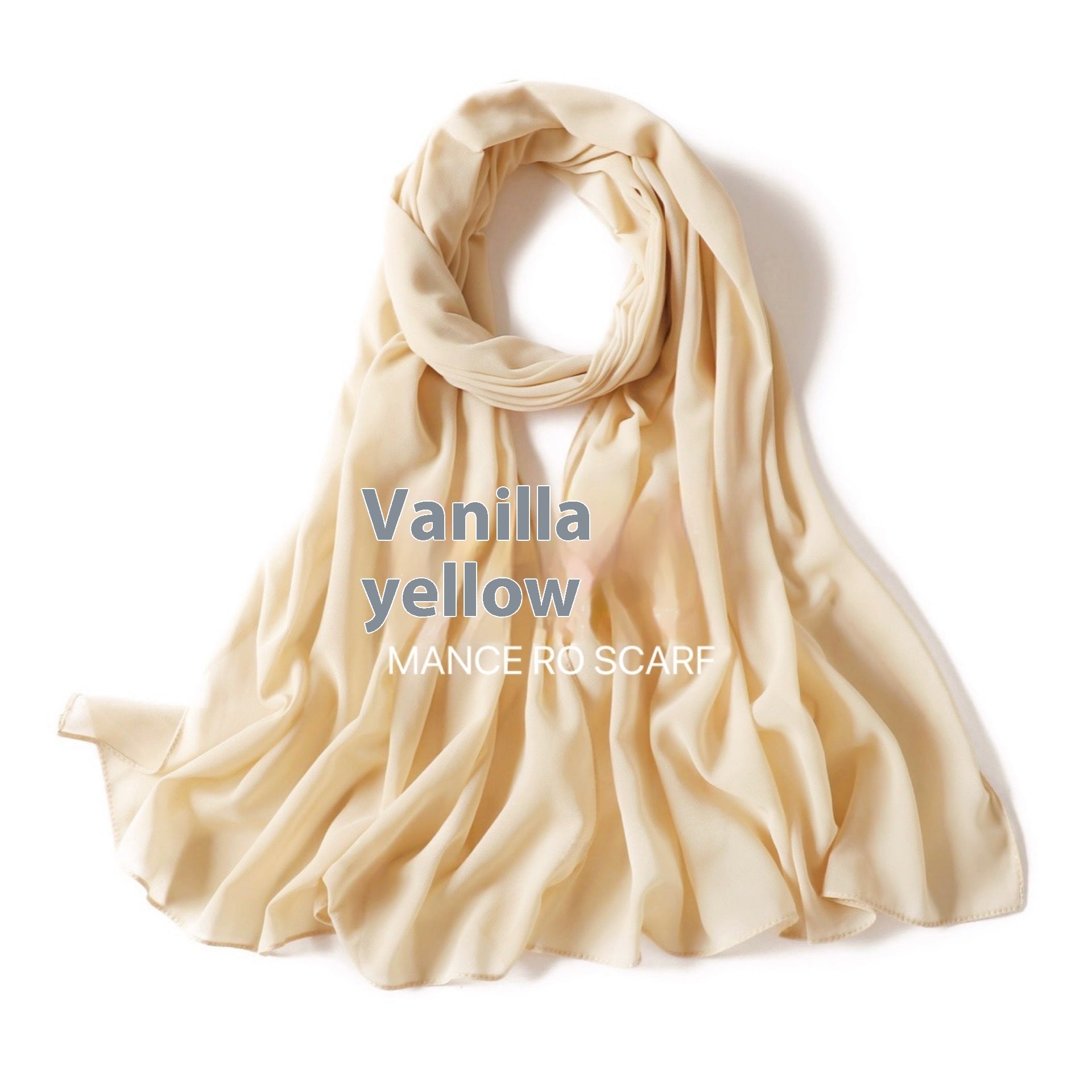 Pearl Chiffon Headscarf Veil Wrap