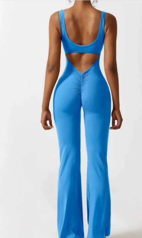 Seamless Hollow Yoga Bodysuit Women