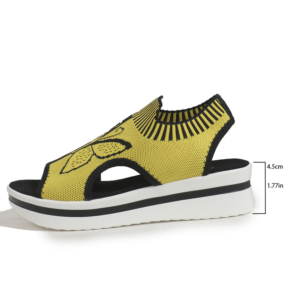 Butterfly Print Sports Sandals Women