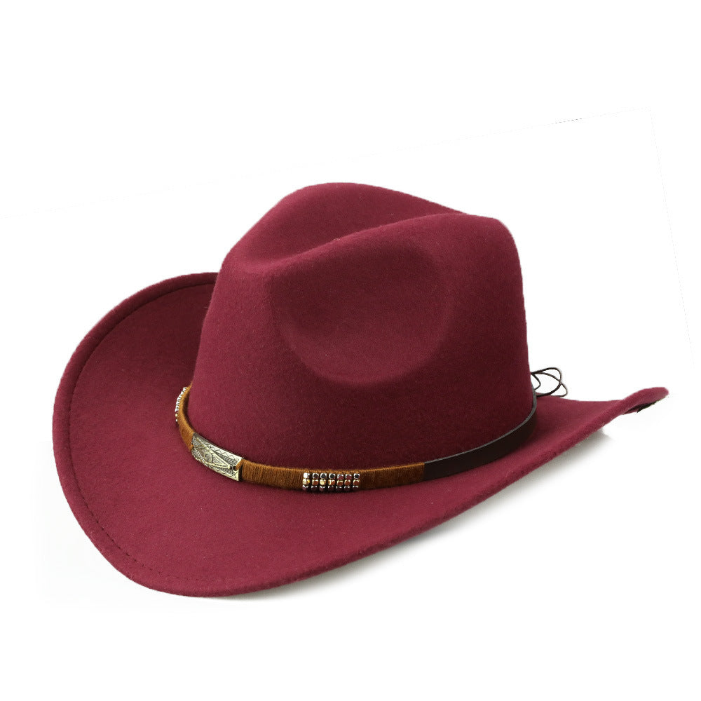 Trendy Woolen Denim Cap