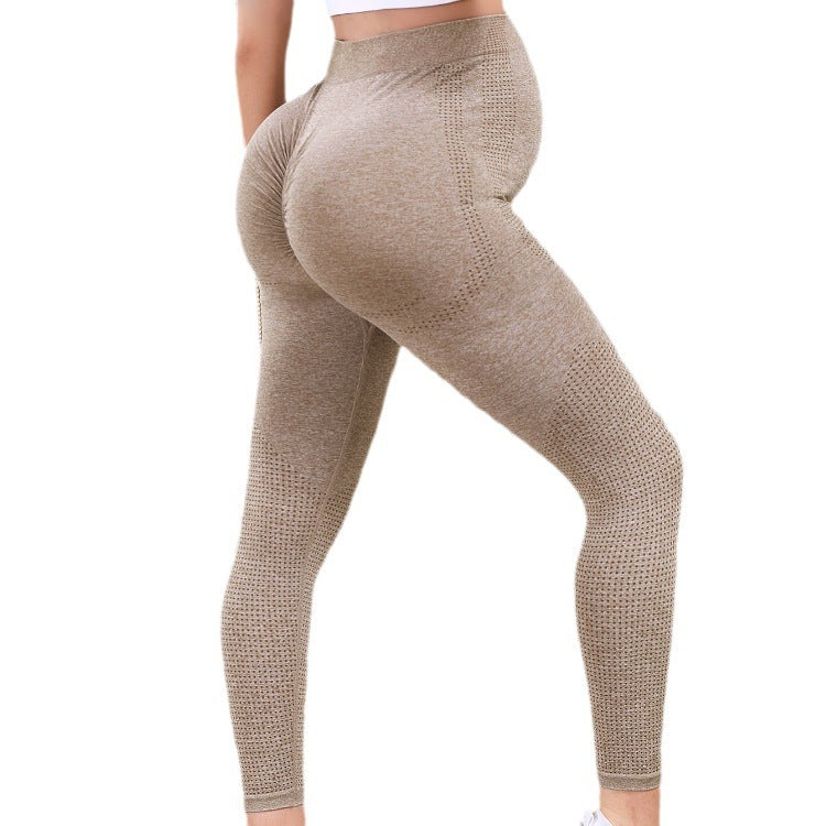 Pregnant Women's High Waist Nylon Leggings