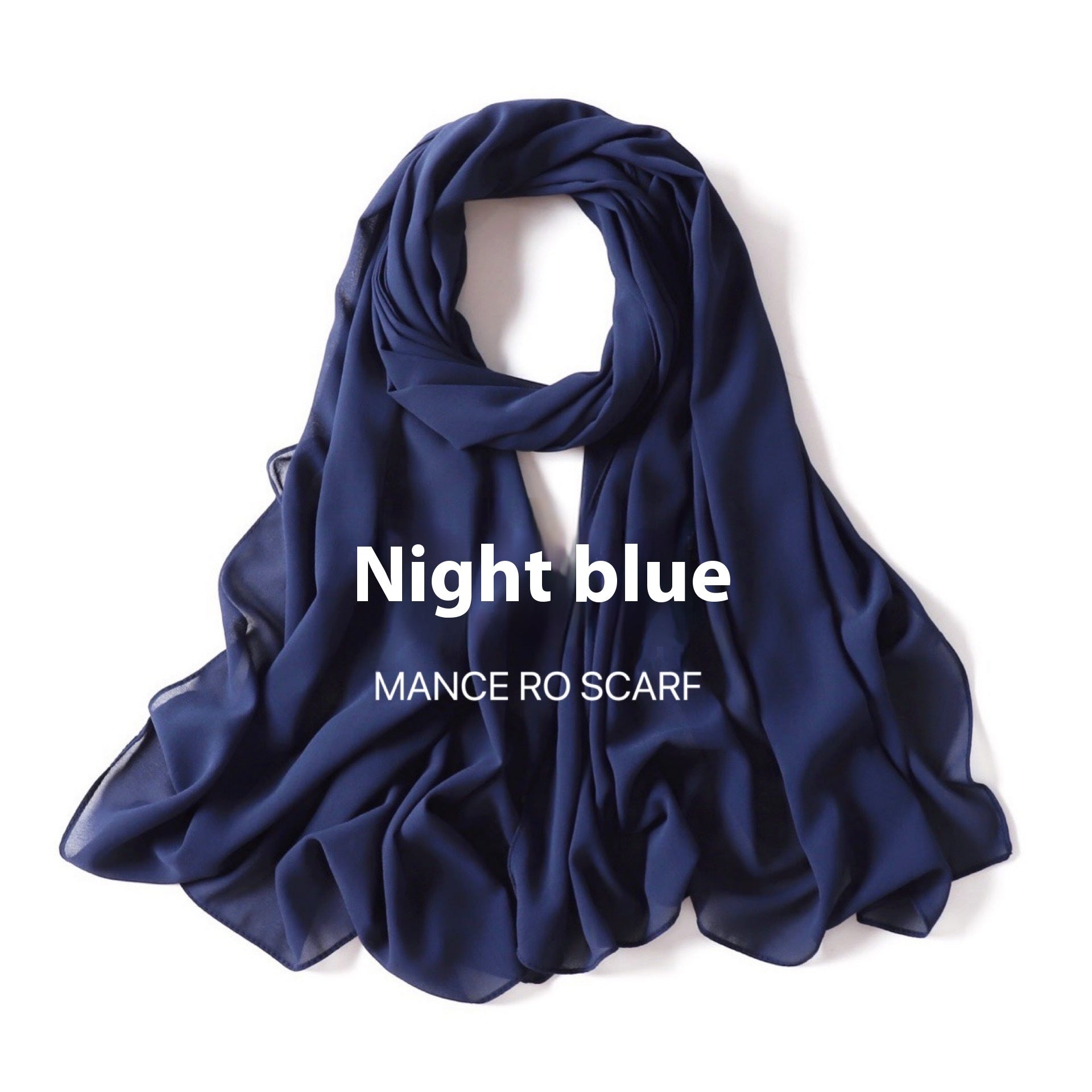 Perlen Chiffon Kopftuch Schleier Wickeltuch