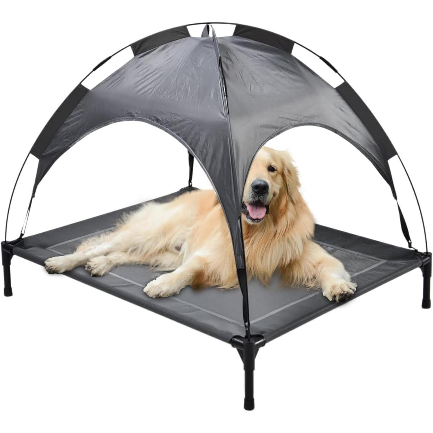 Hundebett mit Markise