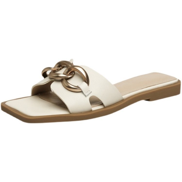 Half-Tow Wide Sandals for Pregnant Women