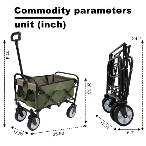 Minimeetall Collapsible Wagon Cart