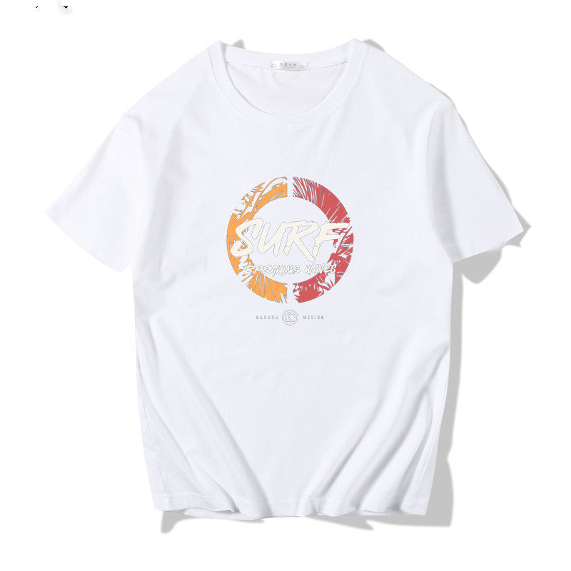 Lockeres Sommer-T-Shirt aus Baumwolle für Herren
