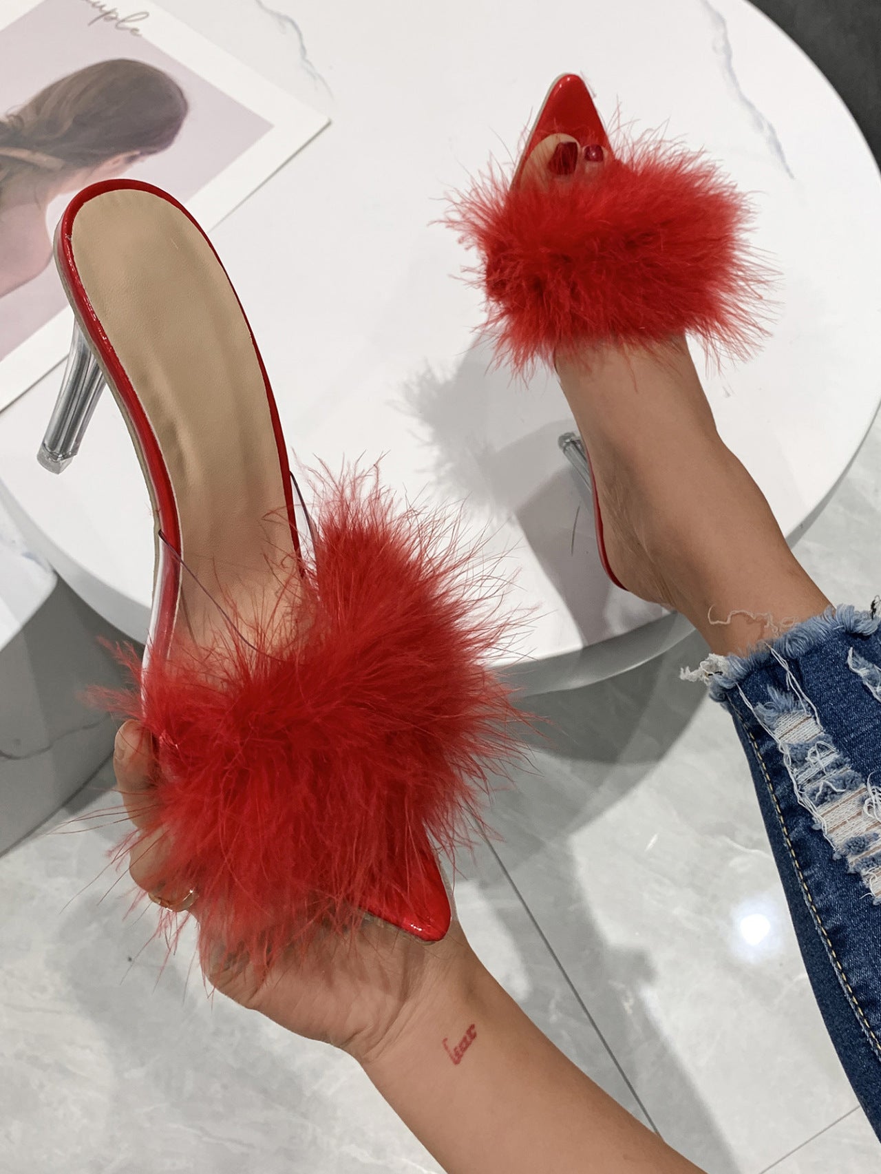 Women’s Pointed Toe Stiletto Sandals