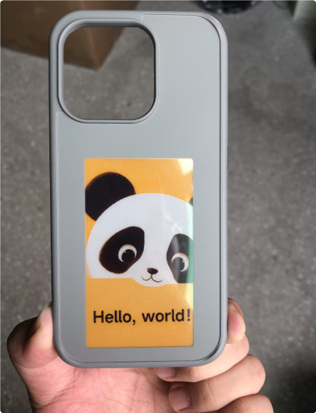 Coque de téléphone personnalisée E-Ink