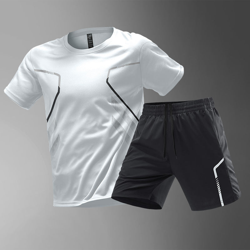 Schnelltrocknendes Colorblock-T-Shirt für Herren