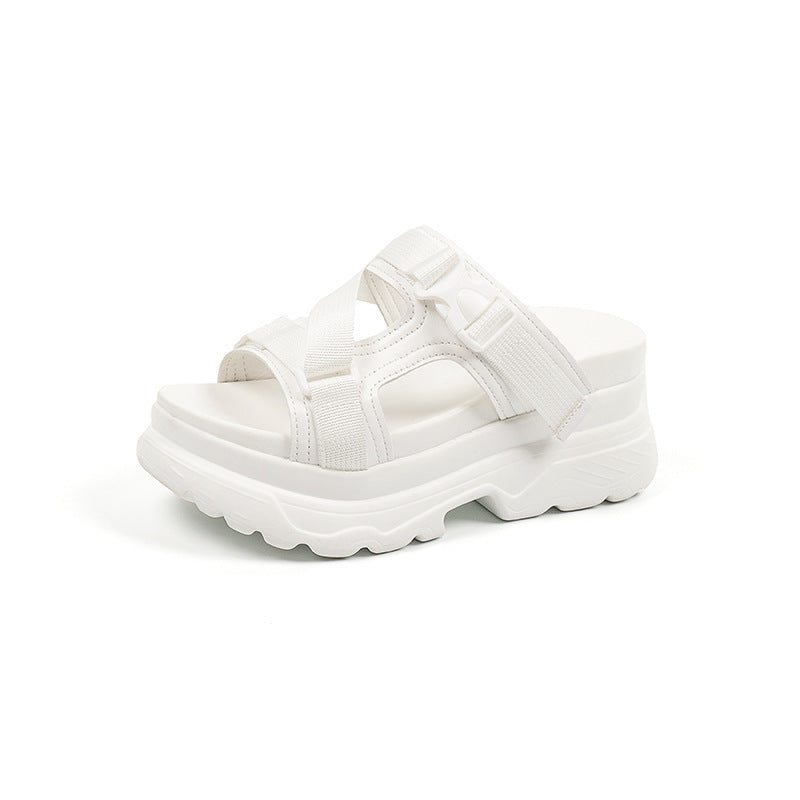 Thick-Soled Buckle Beach Sandals Women