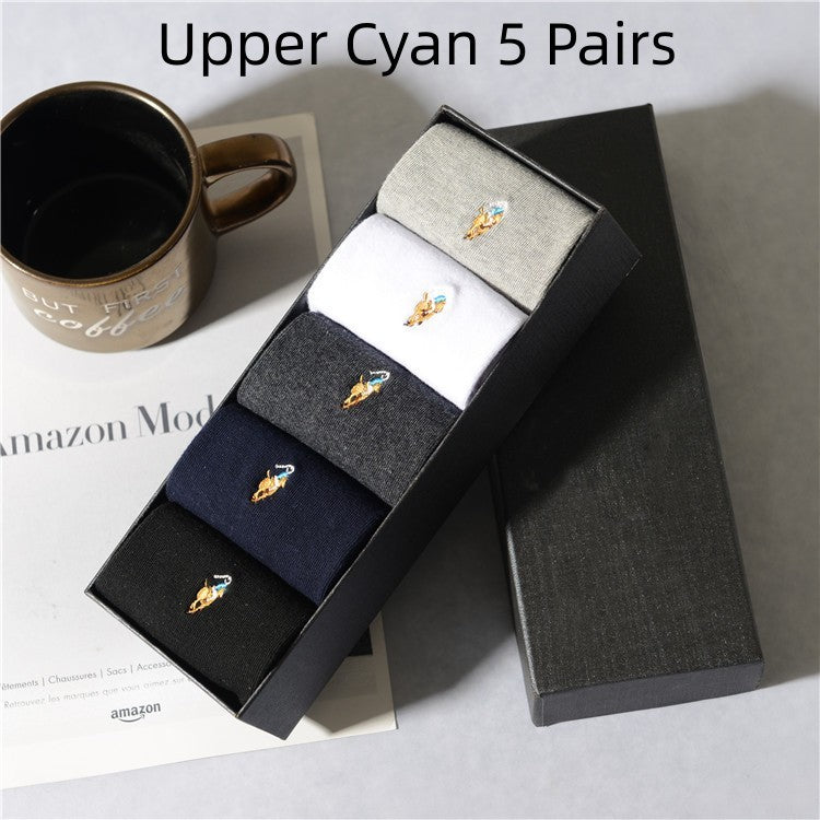 Chaussettes en coton quatre saisons pour hommes