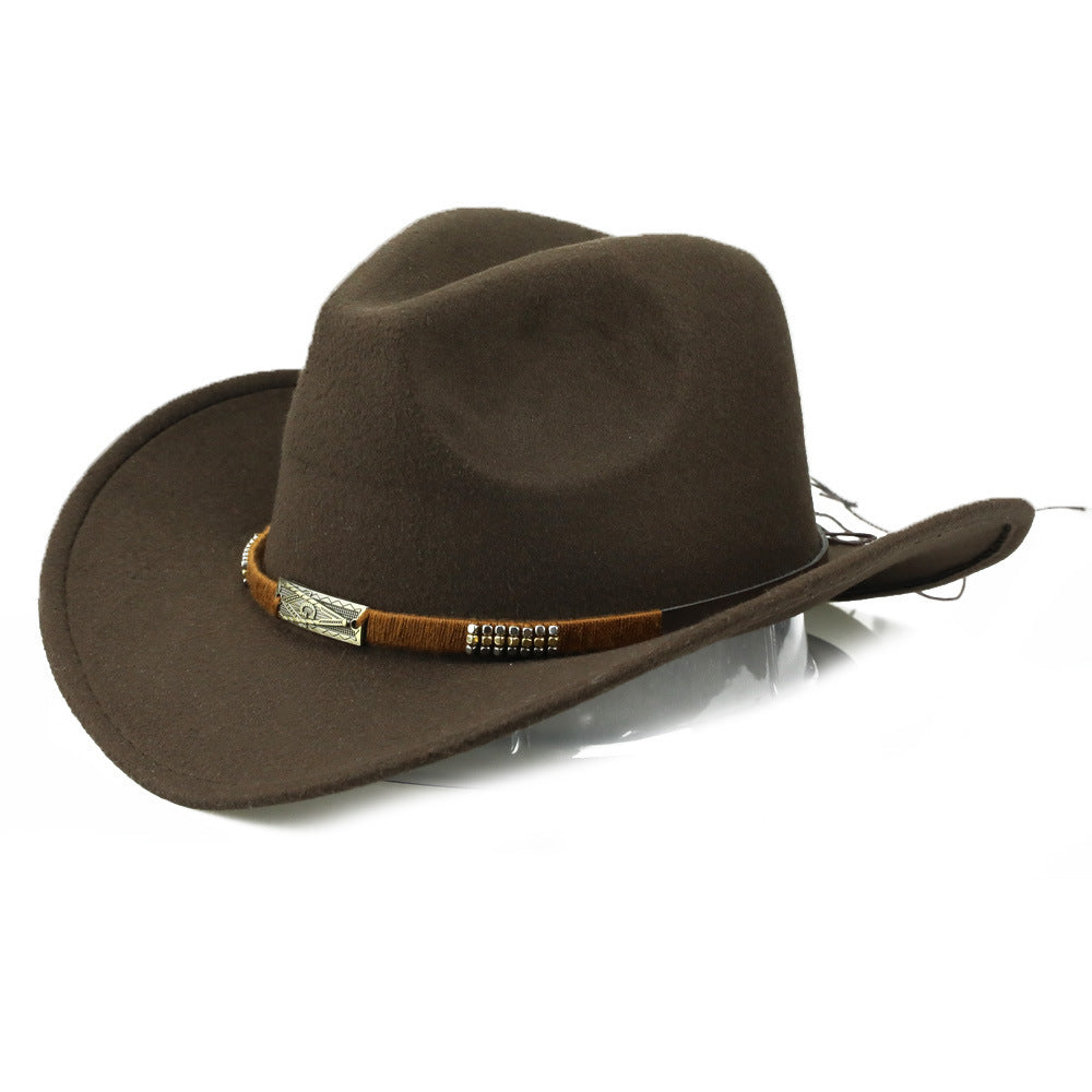 Trendy Woolen Denim Cap