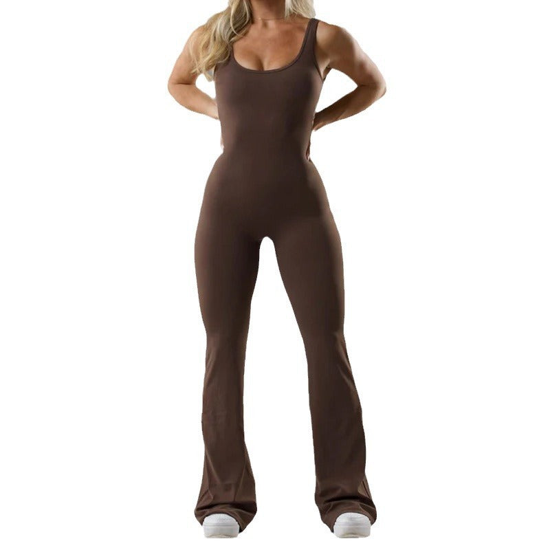 Seamless Hollow Yoga Bodysuit Women