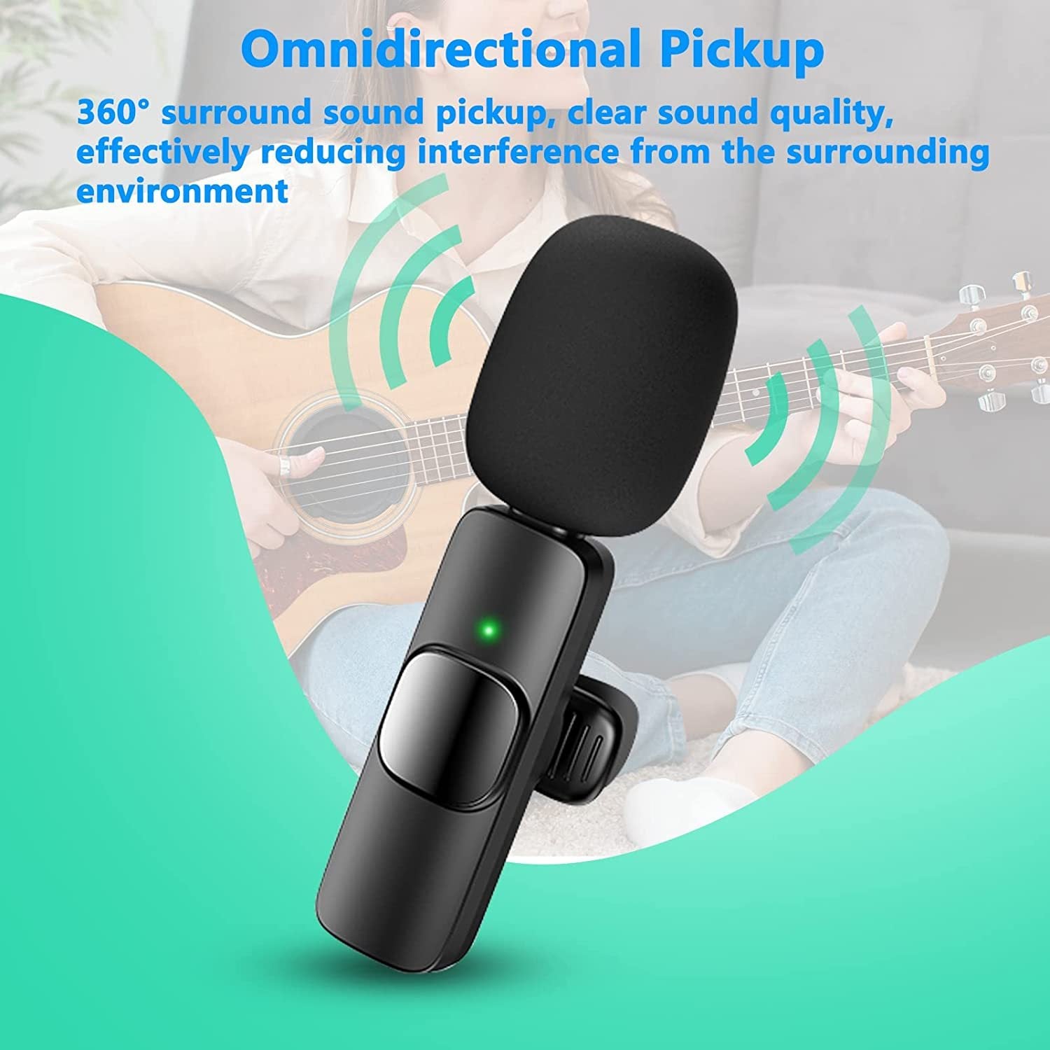 Wireless Lavalier Mic for iPhone & iPad